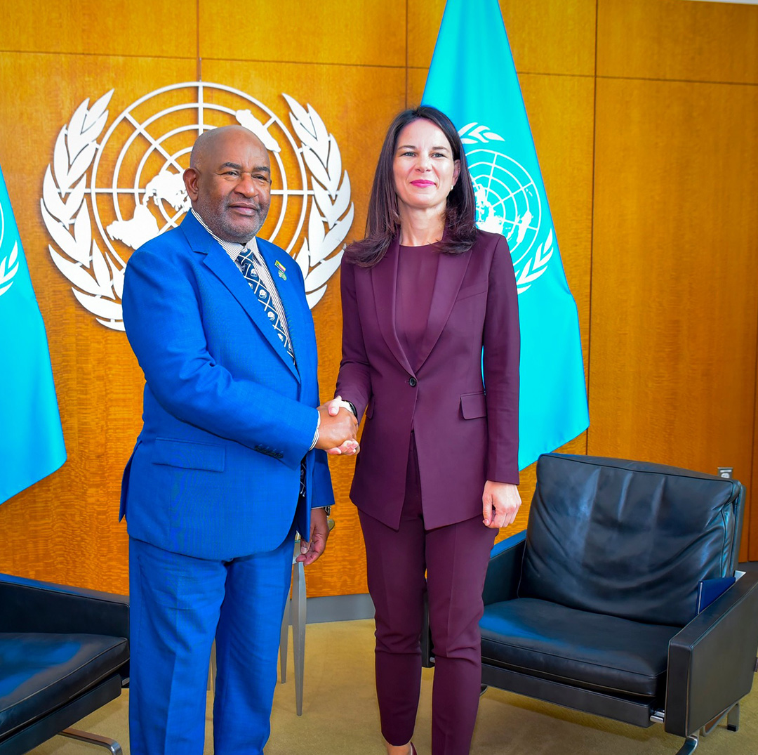 New York. Rencontre entre le président Azali Assoumani et la présidente de l’Assemblée générale de l’ONU
